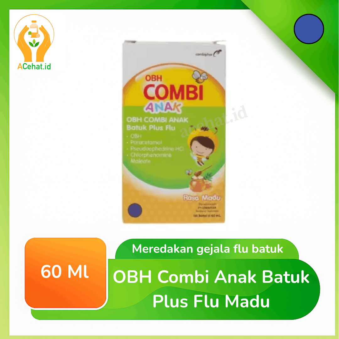 OBH Combi Anak Batuk Plus Flu Madu 60 ml