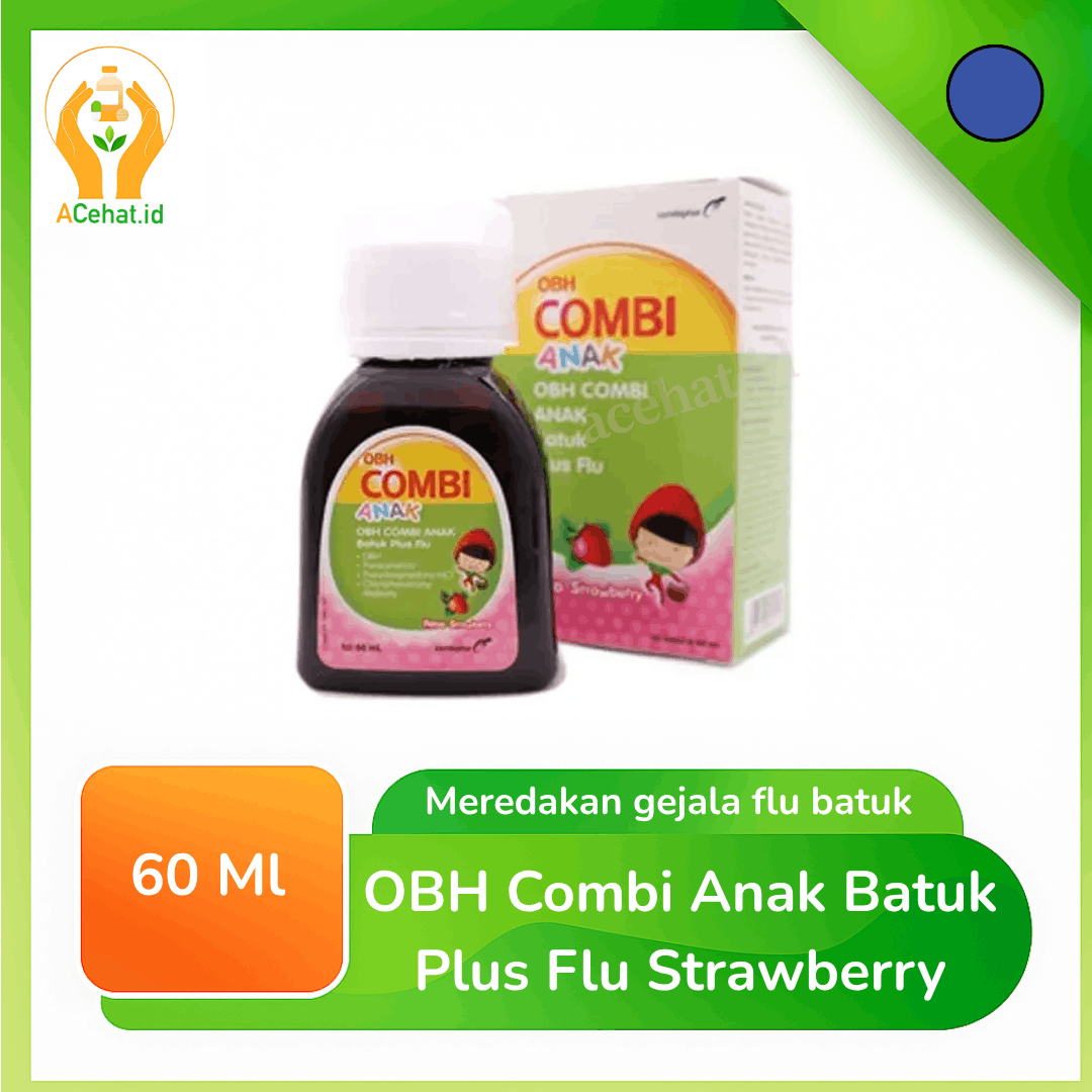 OBH Combi Anak Batuk Plus Flu Strawberry 60 ml