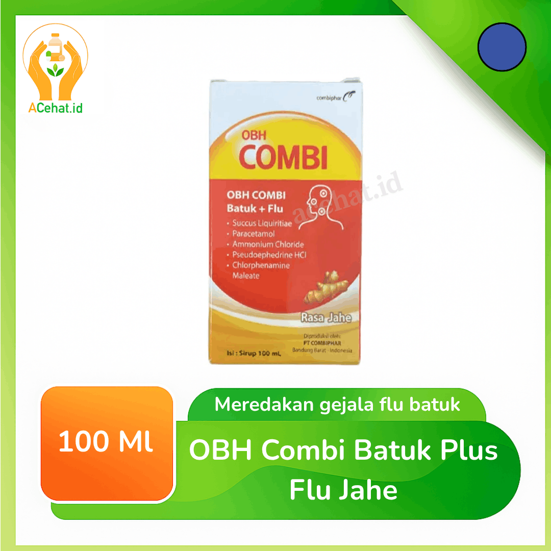 OBH Combi Batuk Plus Flu Jahe 100 ml