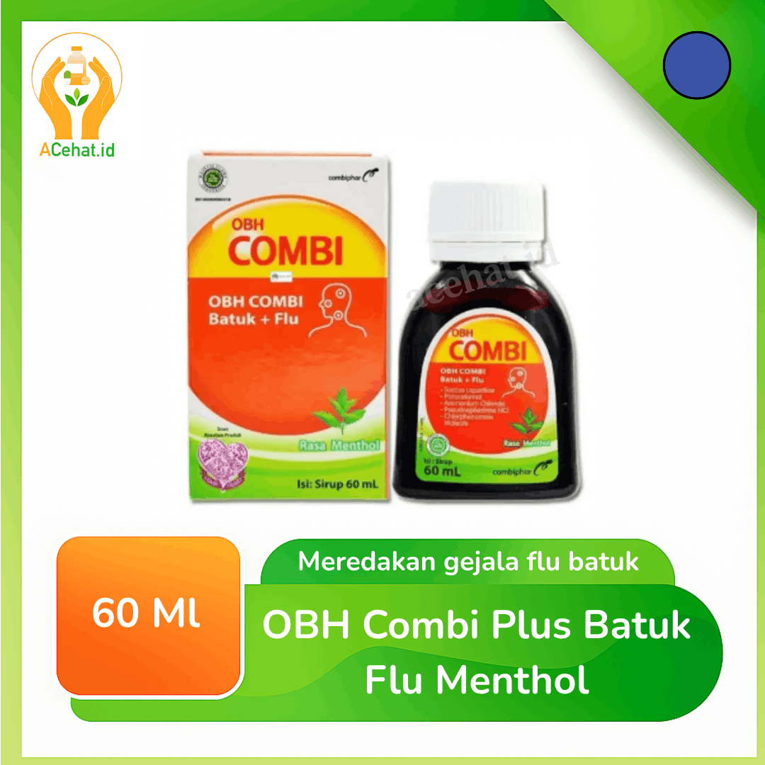 OBH Combi Plus Batuk Flu Menthol 60 ml