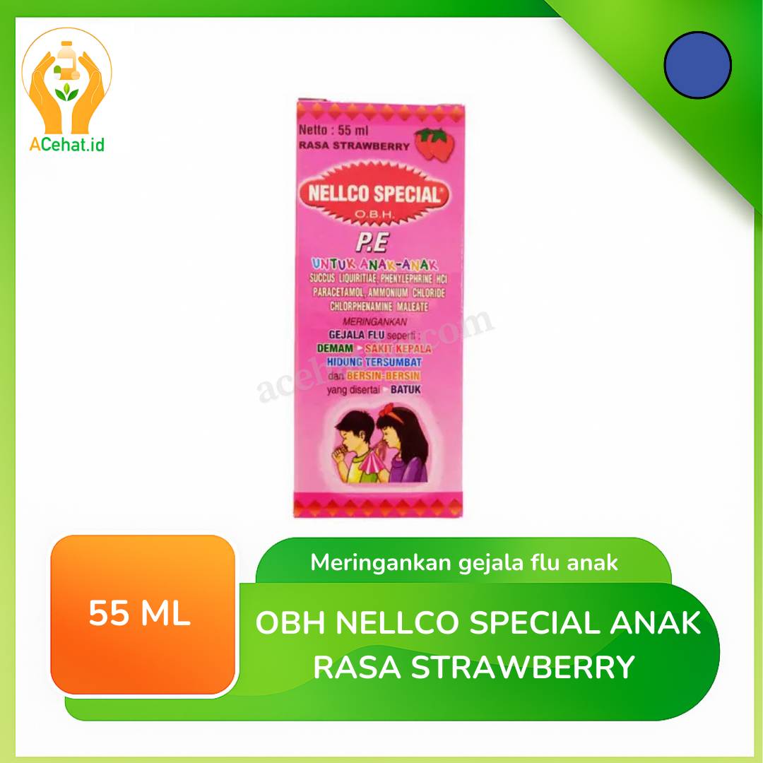OBH NELLCO SPECIAL ANAK RASA STRAWBERRY 55 ML