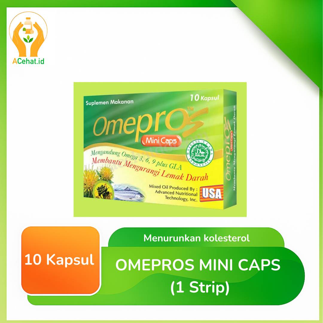 OMEPROS MINI CAPS 1 strip @10 kapsul 