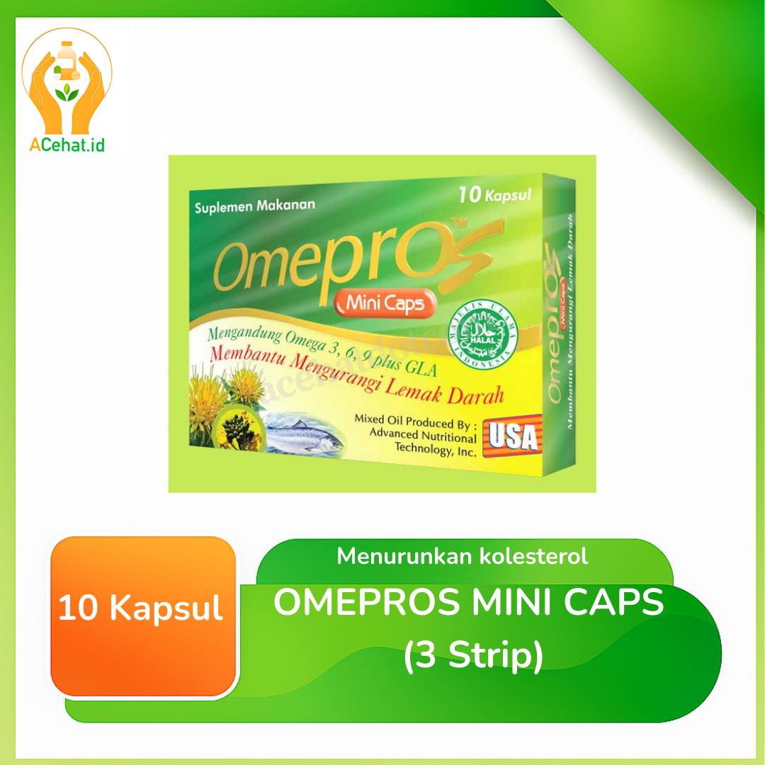 OMEPROS MINI CAPS 3 strip @10 kapsul 