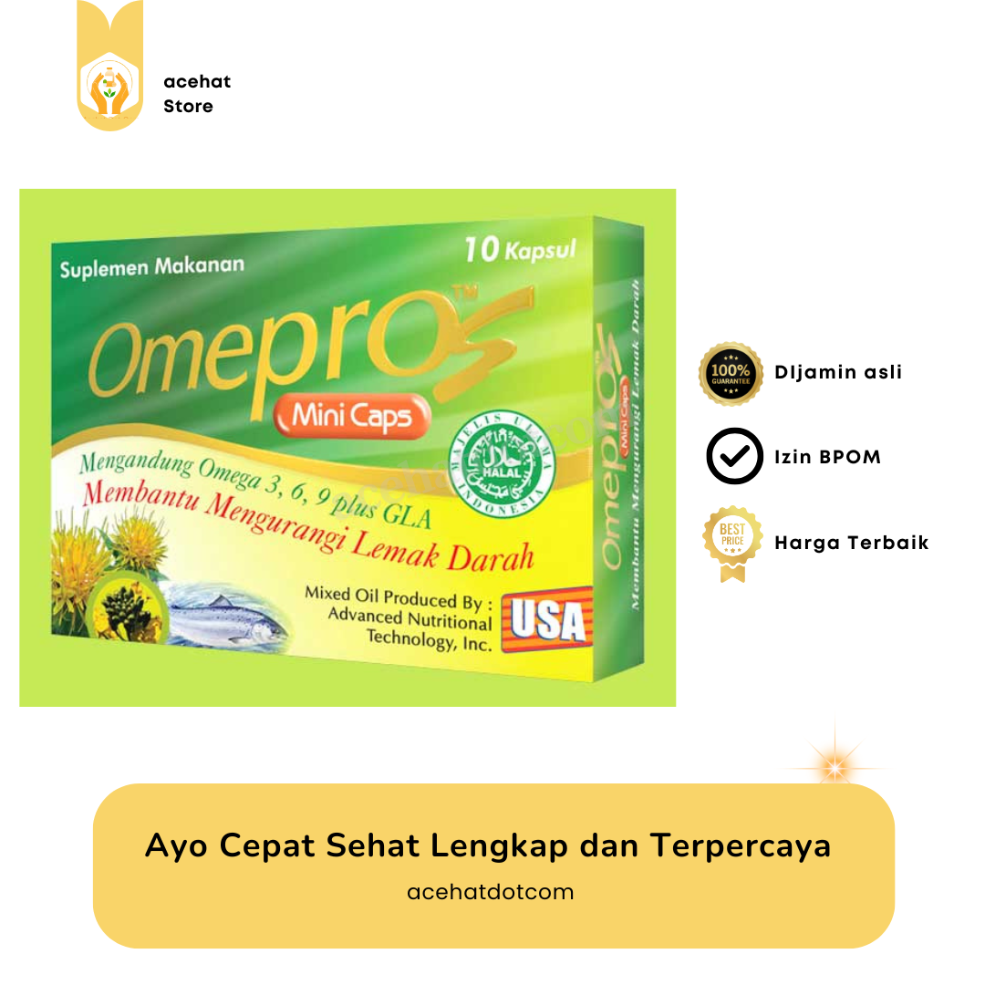 OMEPROS MINI CAPS 3 strip @10 kapsul