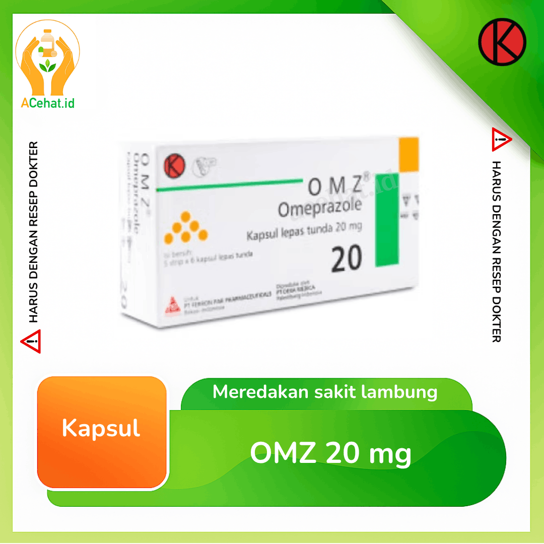 OMZ 20 mg 6 Kapsul