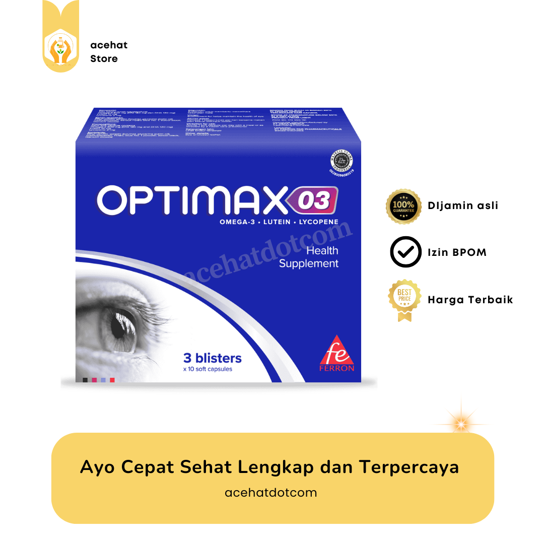 OPTIMAX O3 3 blister @10 kapsul lunak
