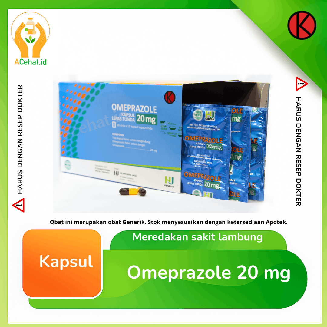 Omeprazole 20 mg 10 Kapsul