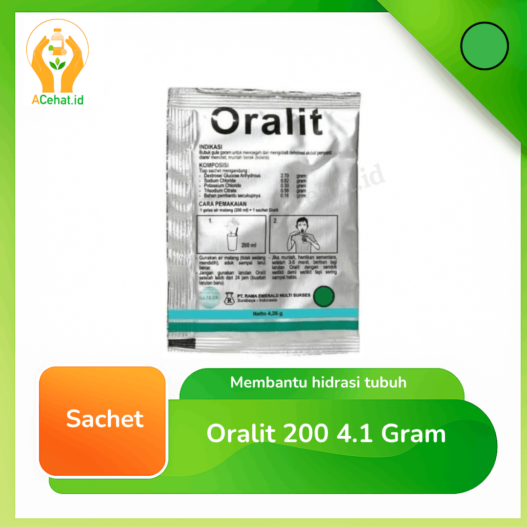 Oralit 200 4.1 g 1 Sachet