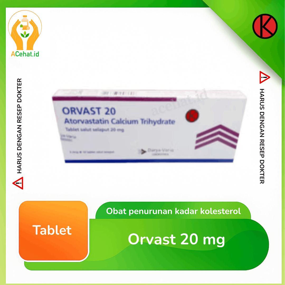 Orvast 20 mg Tablet