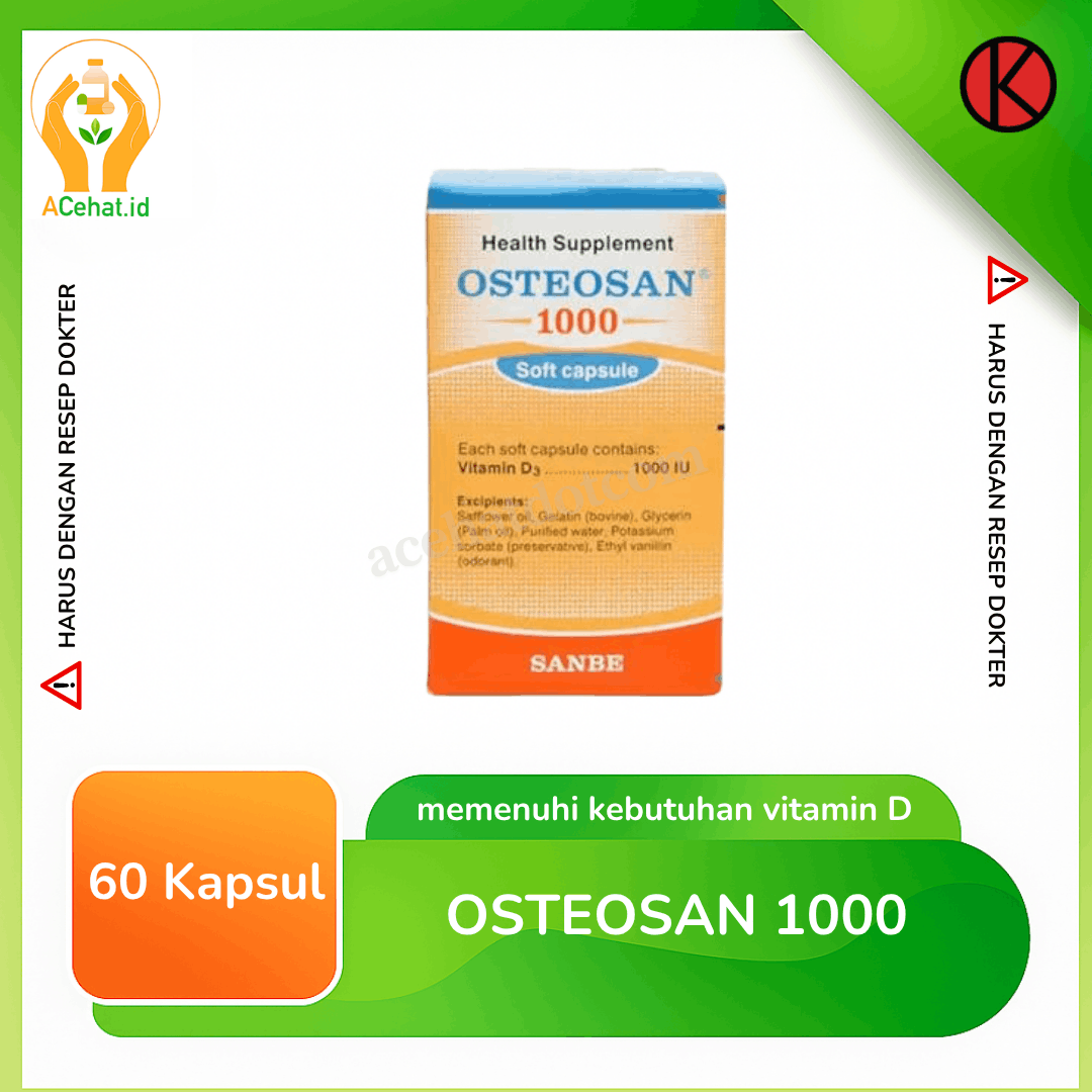 Osteosan 1000 60 Kapsul