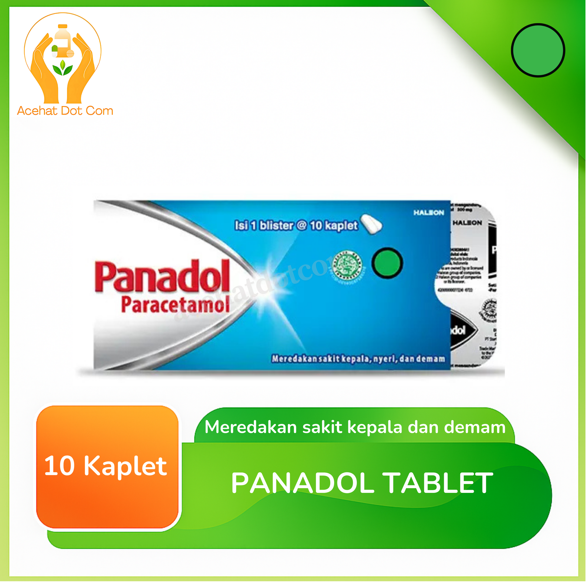 PANADOL 500 MG 10 strip @10 kaplet 