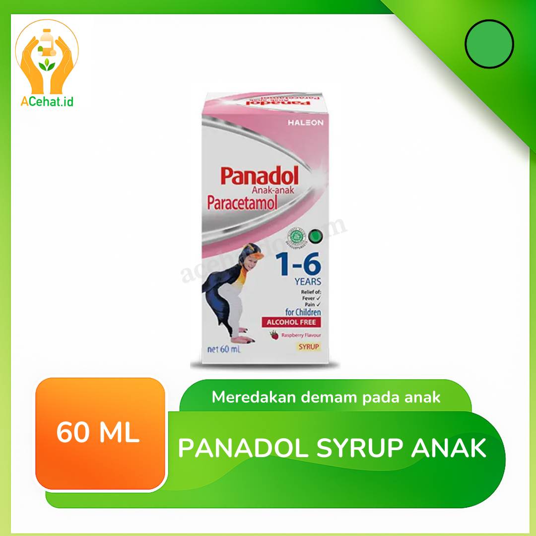 PANADOL ANAK SIRUP 160 MG/5 ML @60 ML 