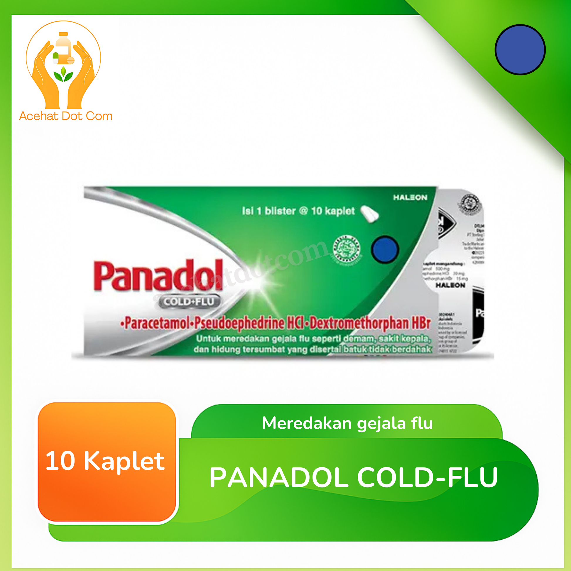 PANADOL COLD &amp; FLU 10 strip @10 tablet