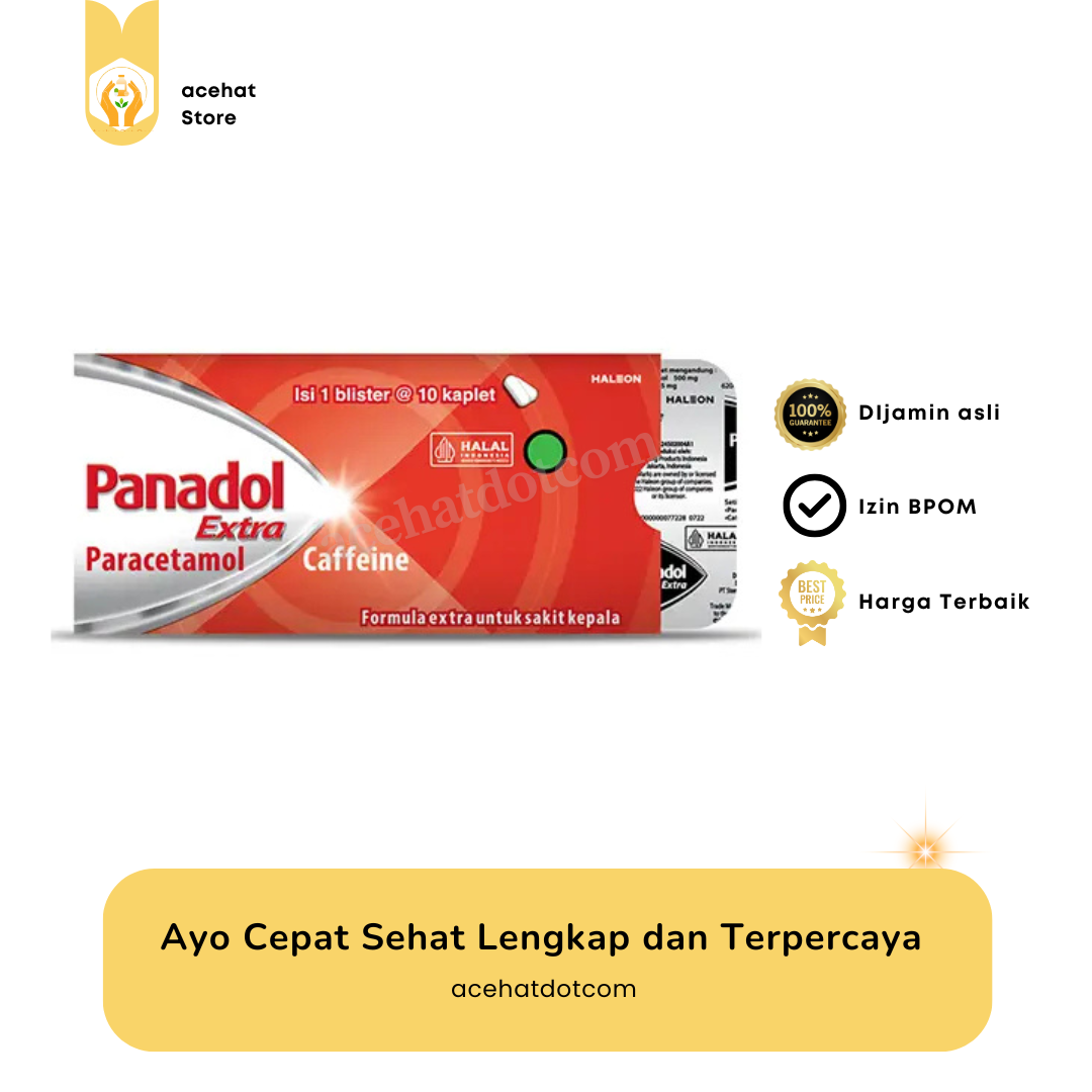 PANADOL EXTRA 10 strip @10 kaplet 