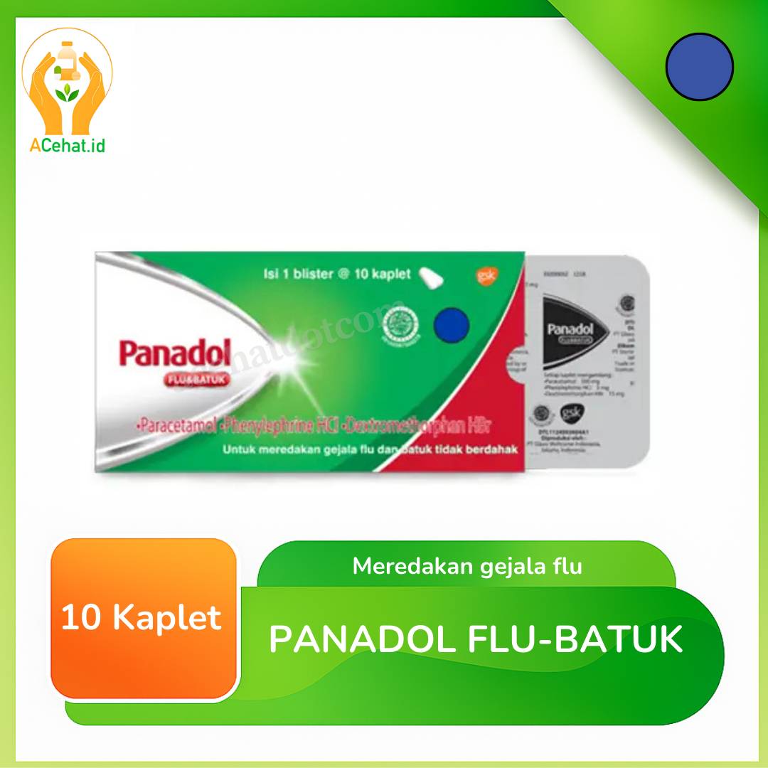 PANADOL FLU & BATUK 10 strip @10 tab
