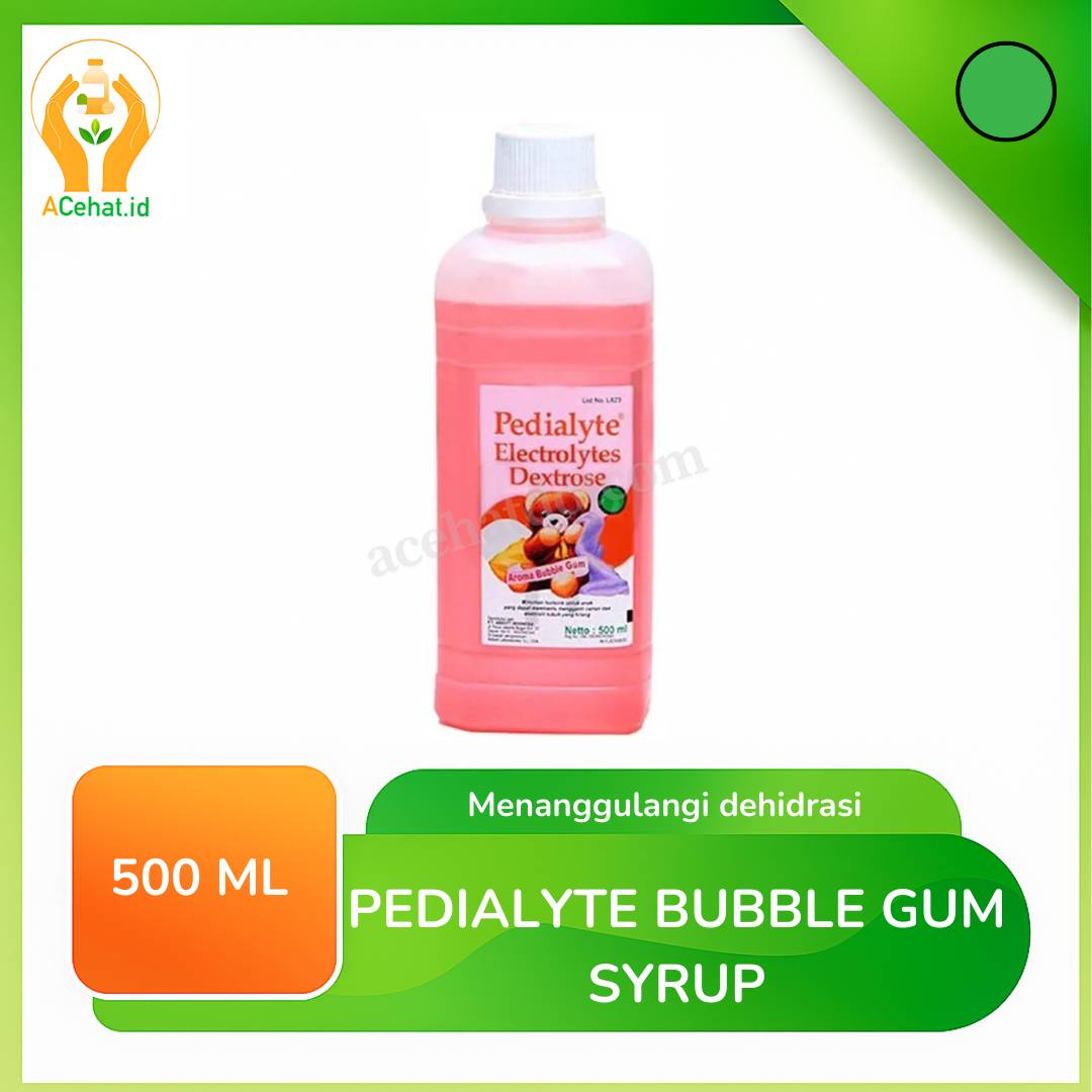 PEDIALYTE BUBBLE GUM SYRUP 500 ML