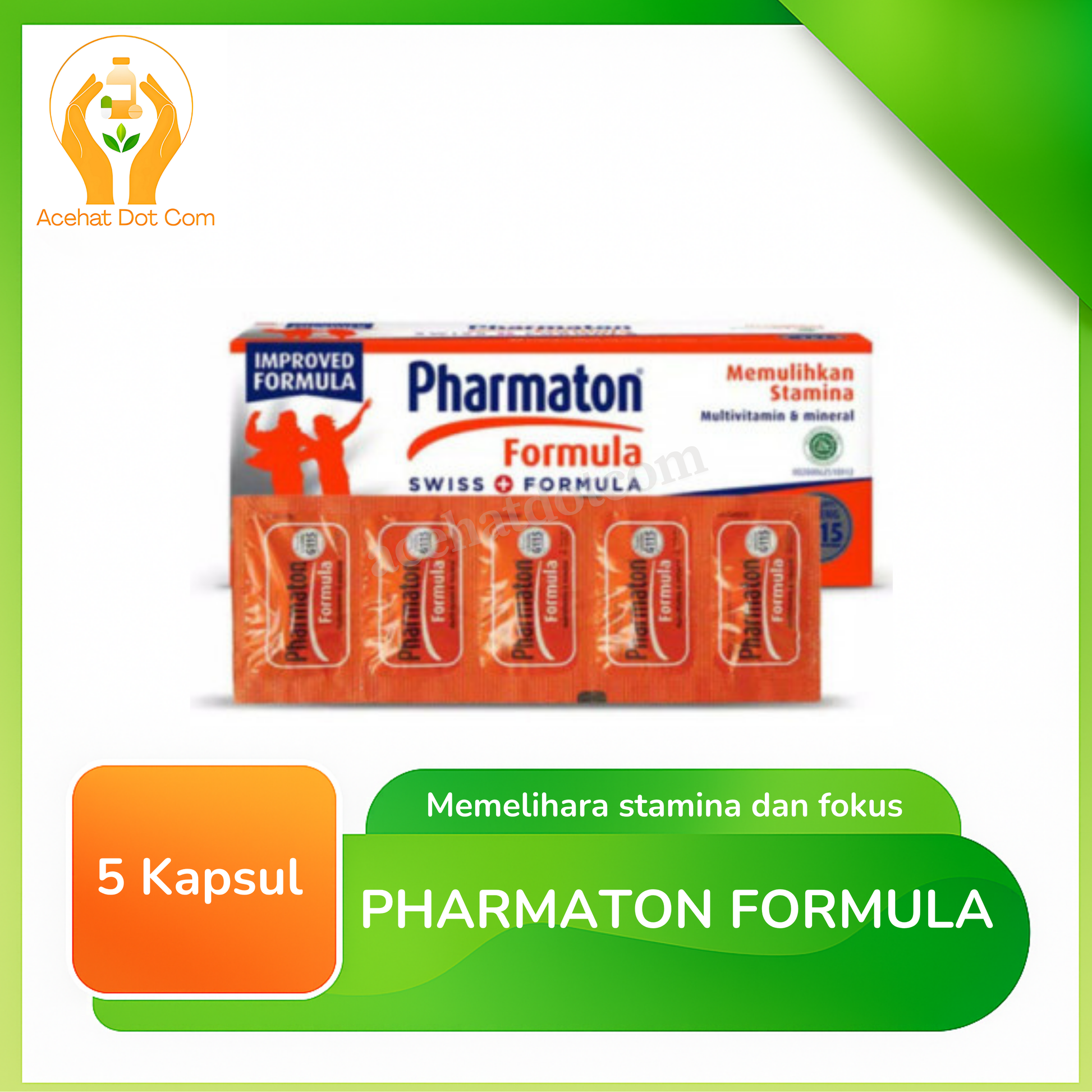 FORMULA PHARMATON 2 strip @5 kapsul 