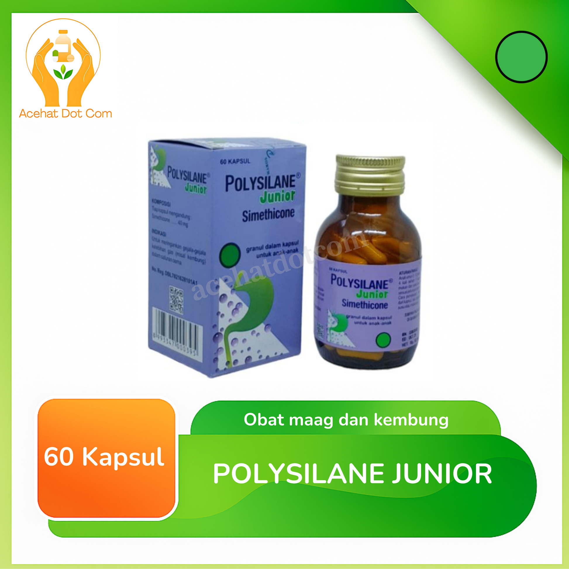 POLYSILANE JUNIOR 60 KAPSUL 
