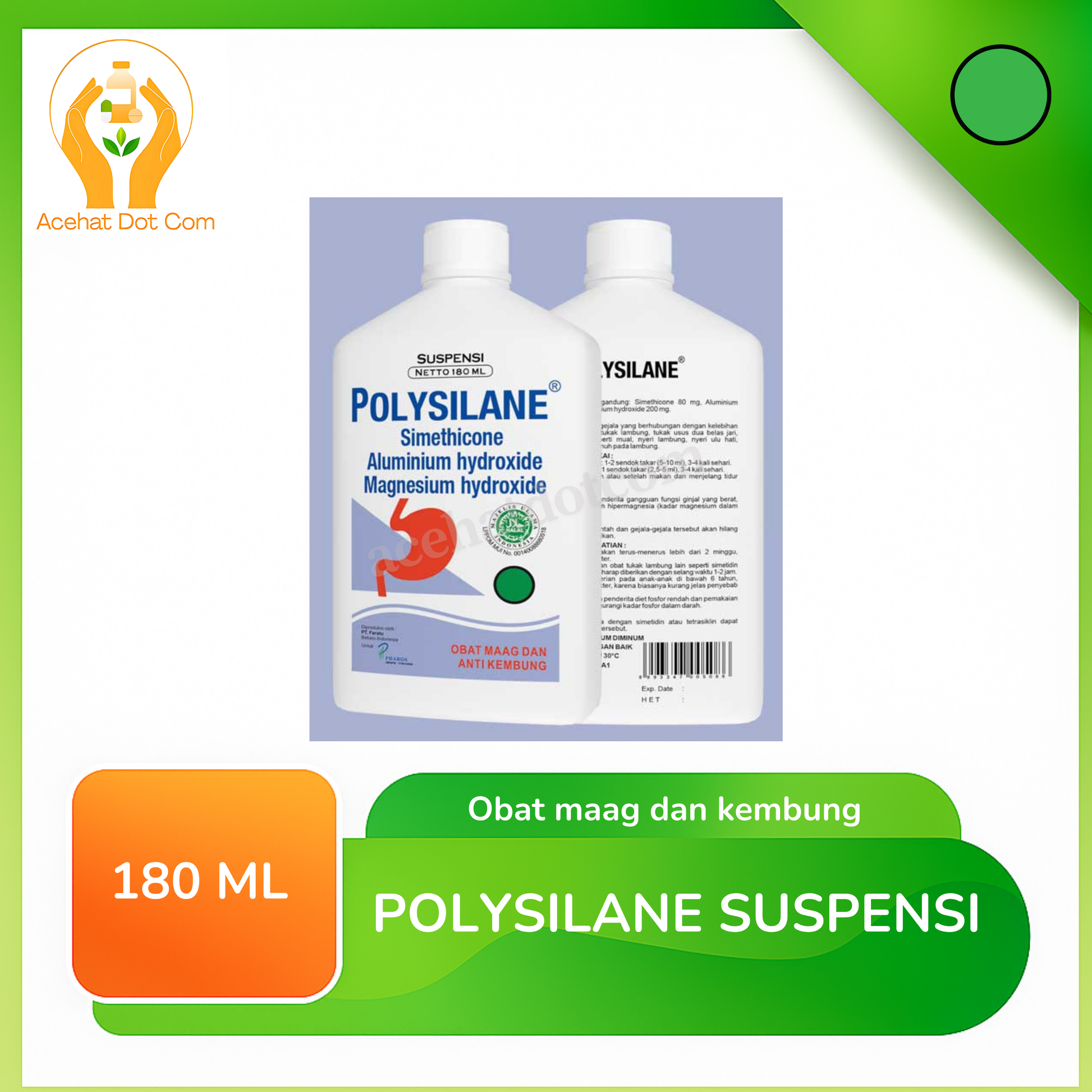 POLYSILANE SYR 180 ML