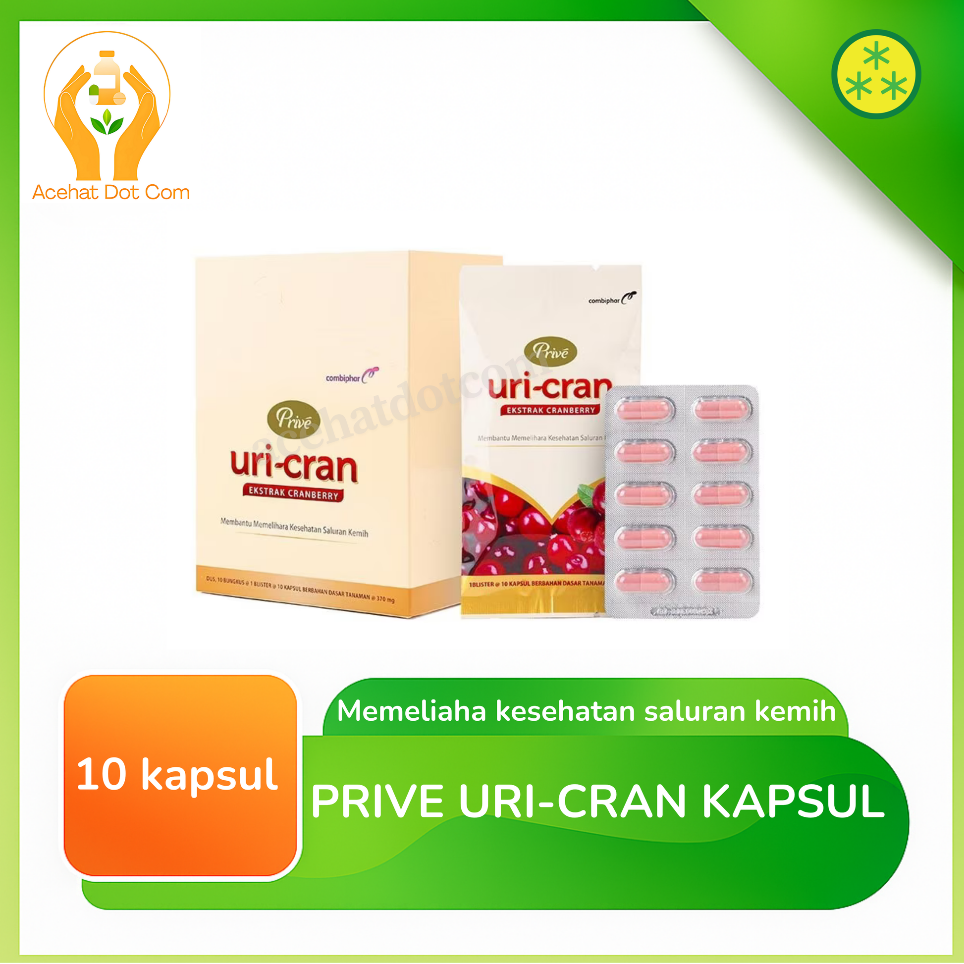 PRIVE URI-CRAN KAPSUL ISI 10 kapsul 