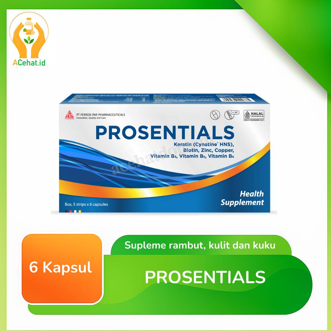 PROSENTIALS 5 strip @6 kapsul