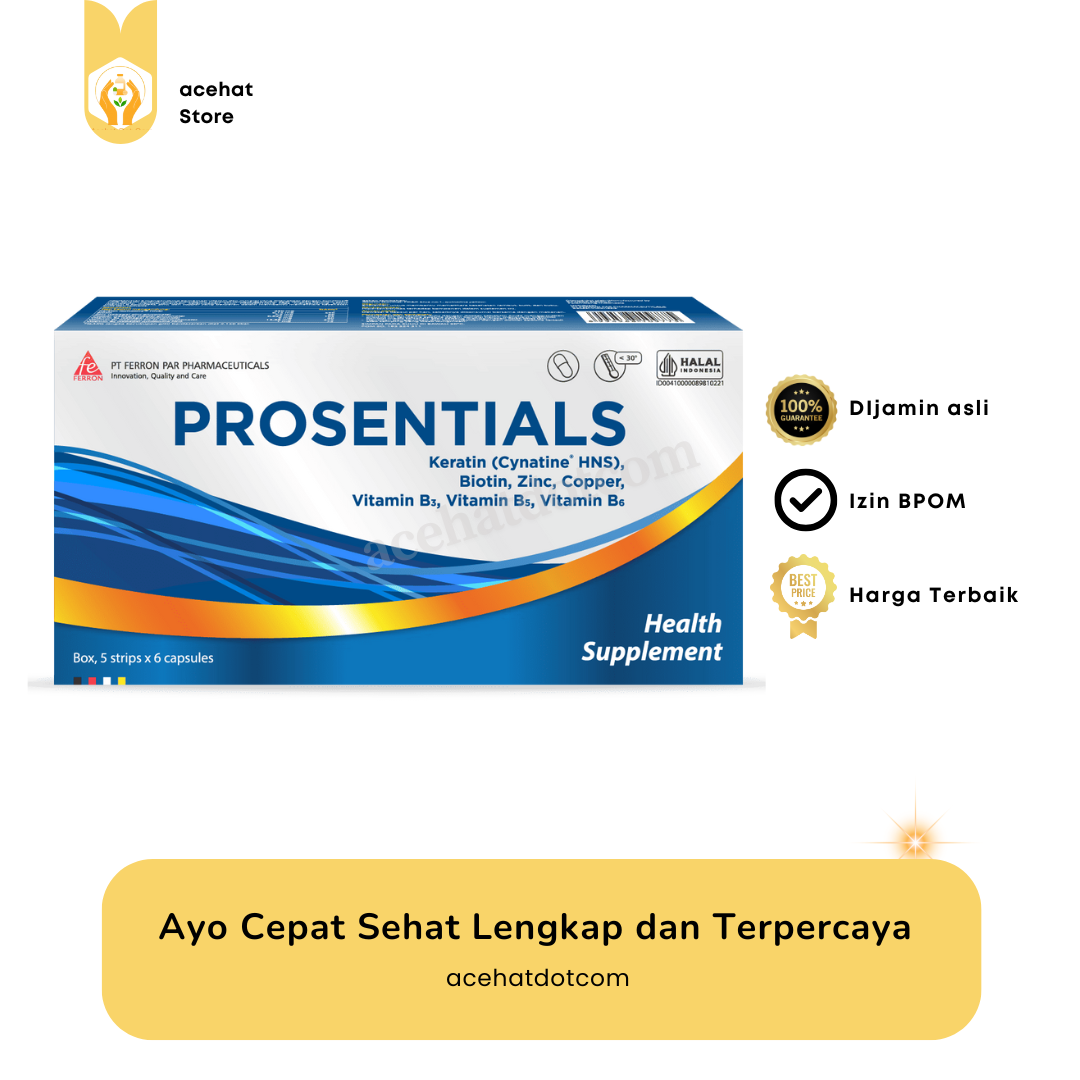 PROSENTIALS 5 strip @6 kapsul