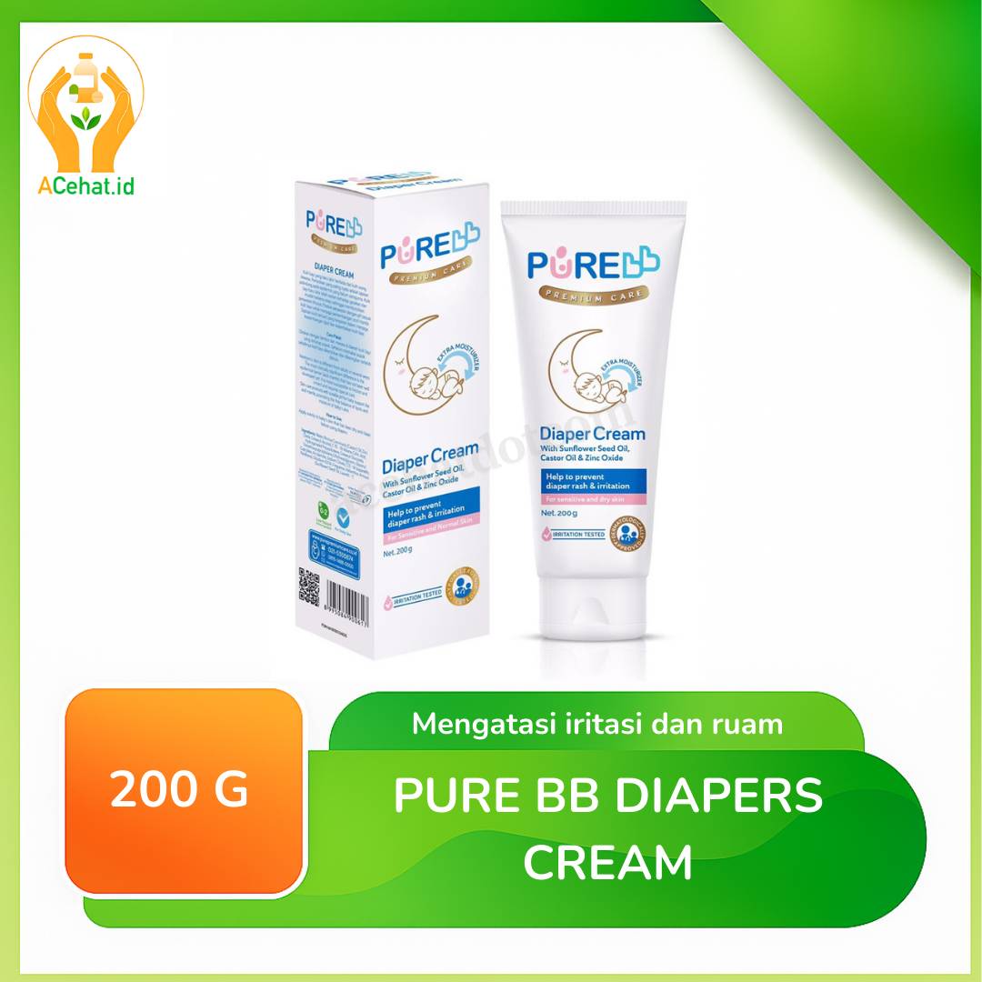 PURE BB DIAPERS CREAM 200 GR