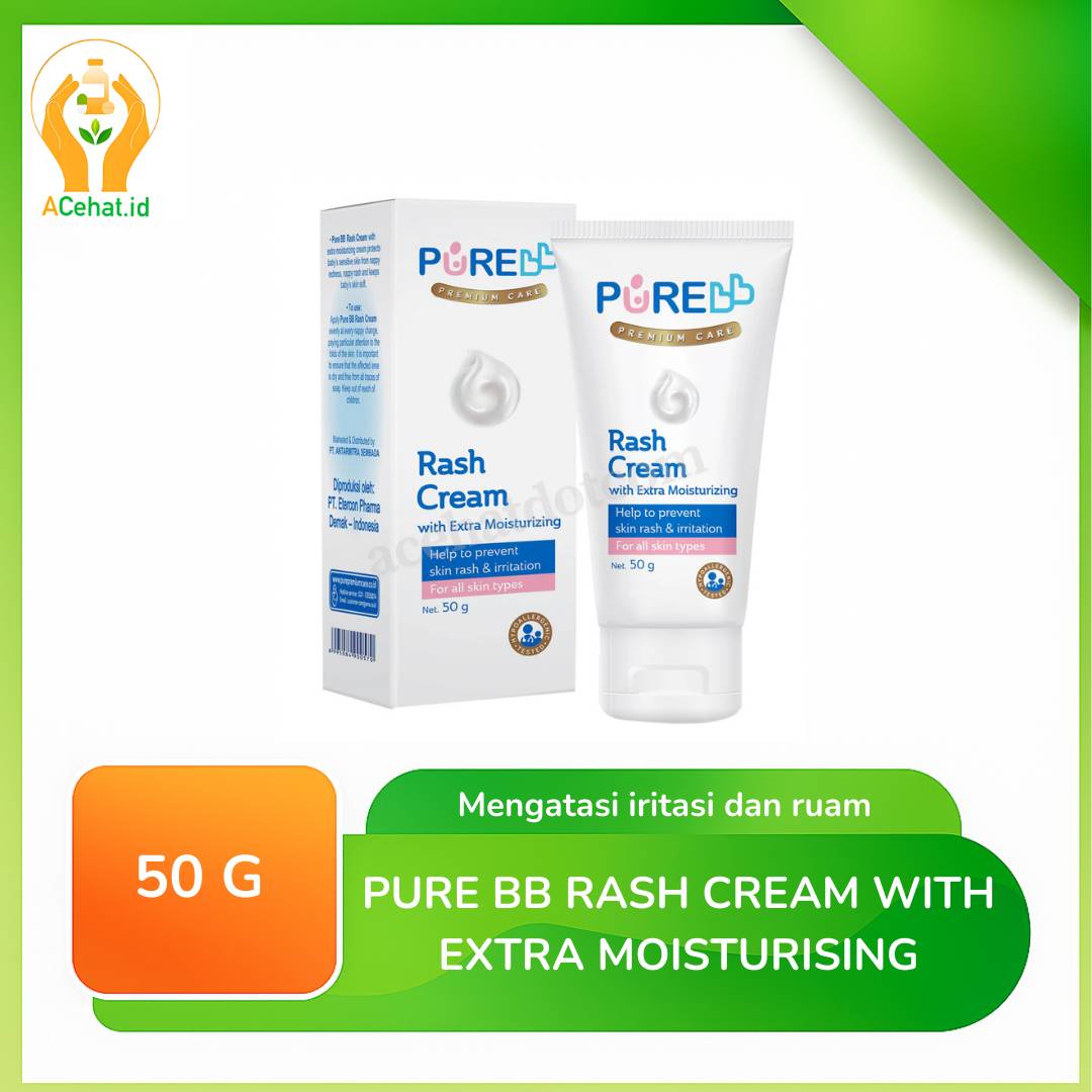 Krim Ruam BB PURE Dengan Pelembap Ekstra 