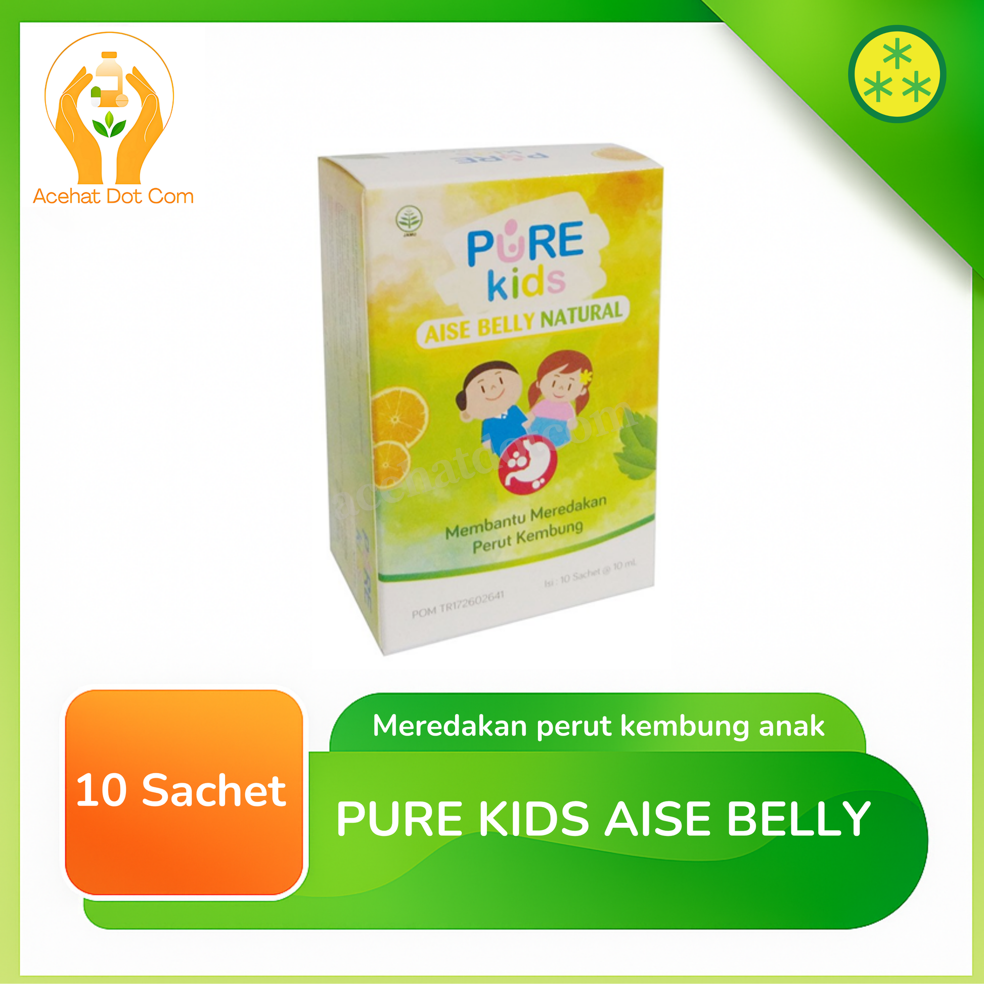 PURE KIDS AISE BELLY ISI 10 SACHET 