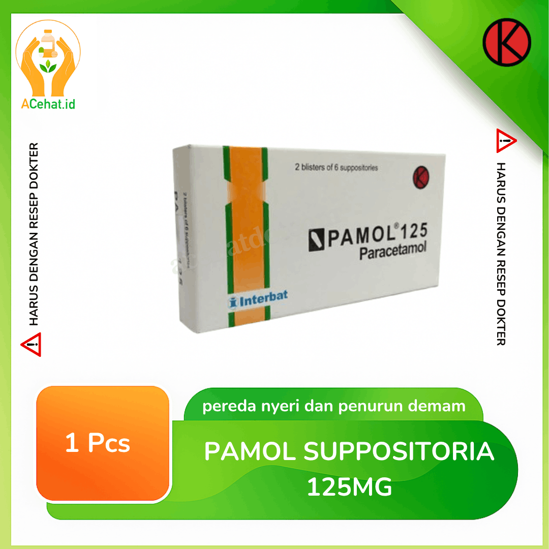 Pamol Suppositoria 125 mg