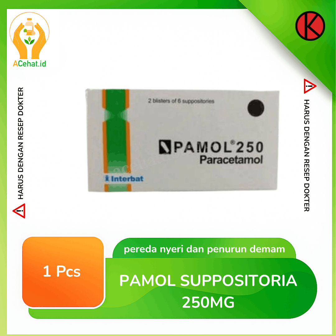 Pamol Suppositoria 250 mg