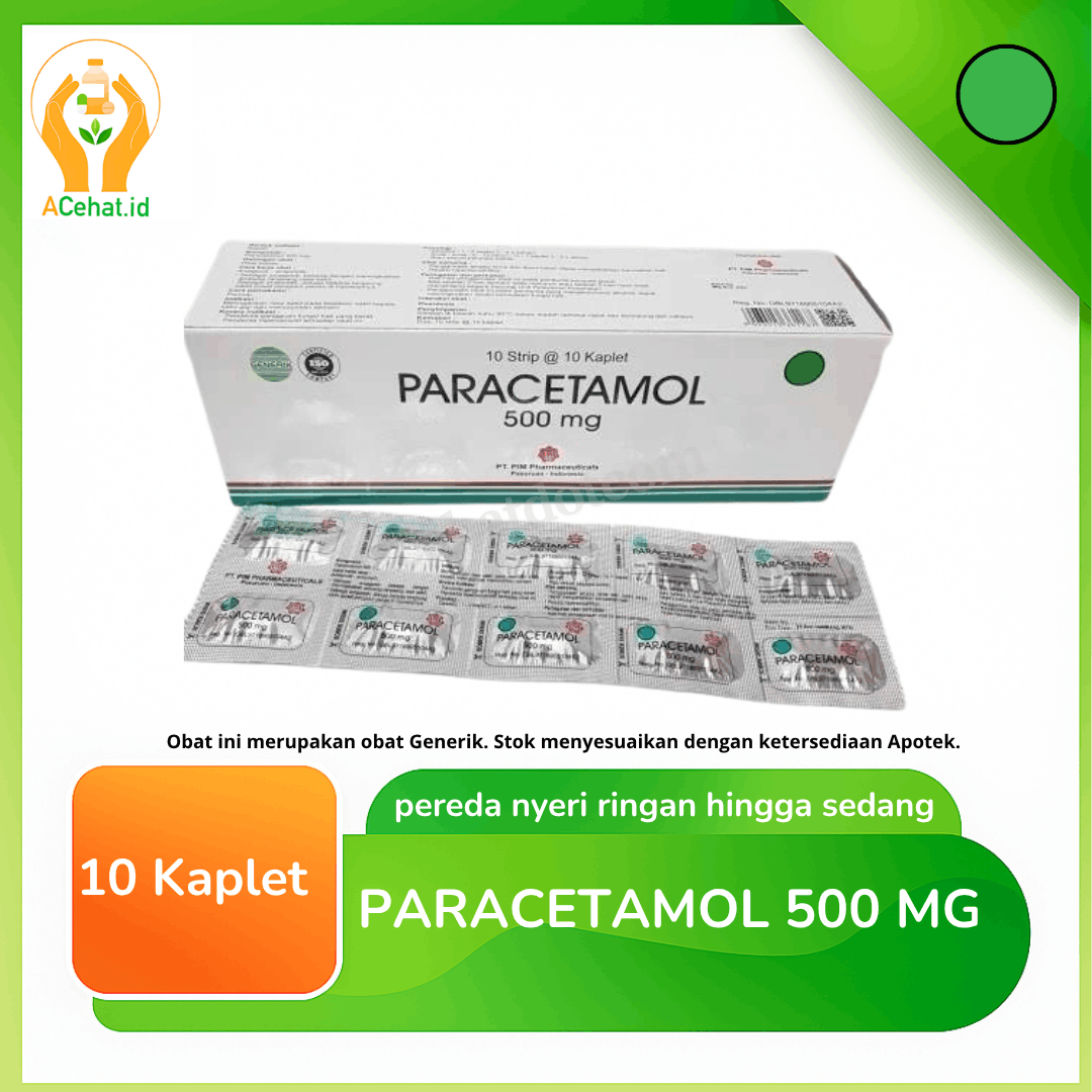 Paracetamol 500 mg 10 Kaplet