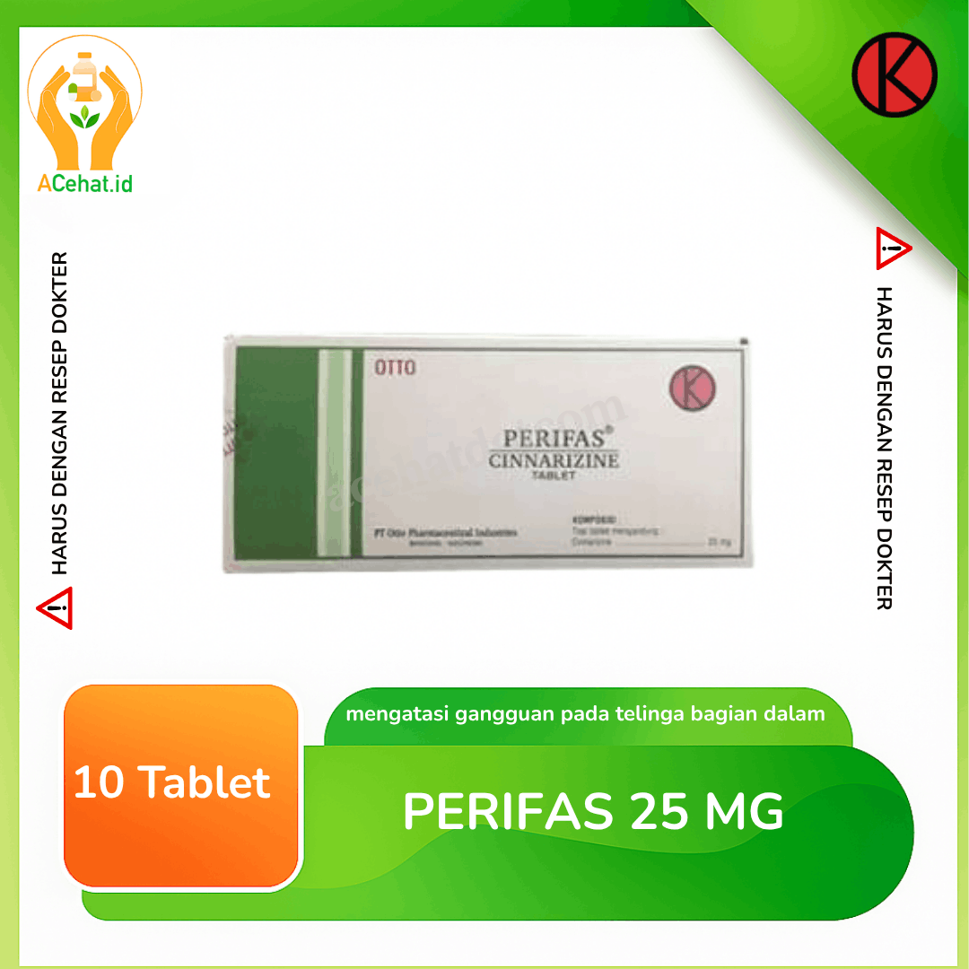 Perifas 25 mg 10 Tablet