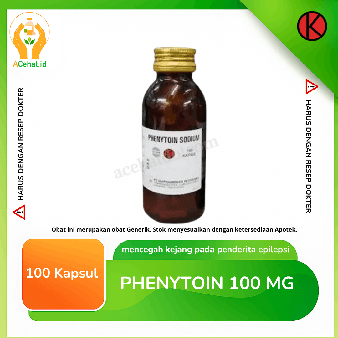 Phenytoin 100 mg 100 Kapsul
