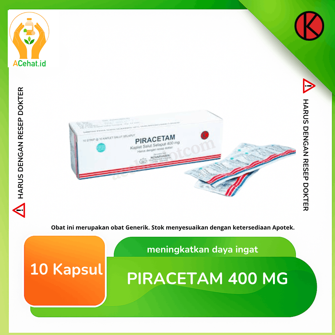 Piracetam 400 mg 10 Kapsul