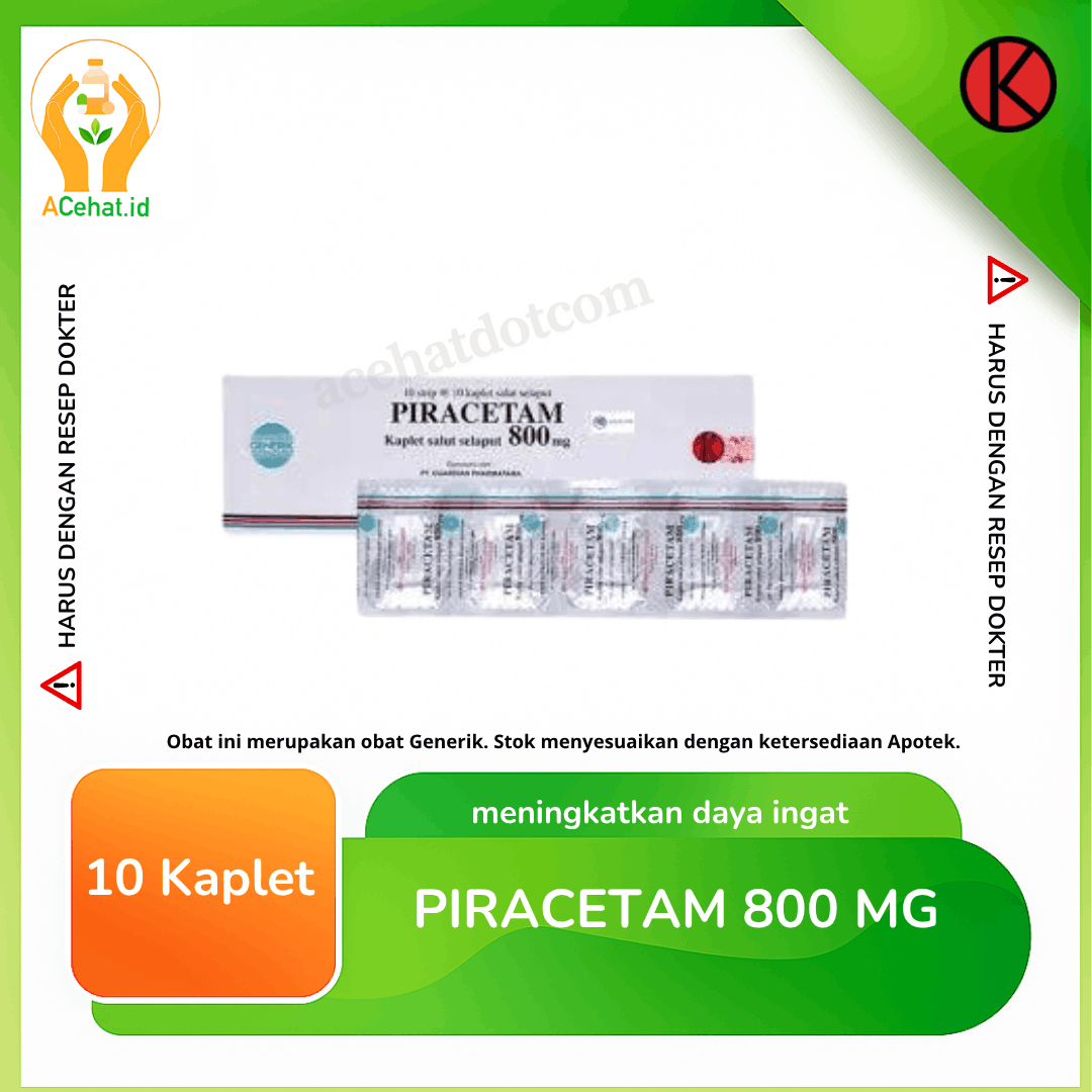 Piracetam 800 mg 10 Kaplet