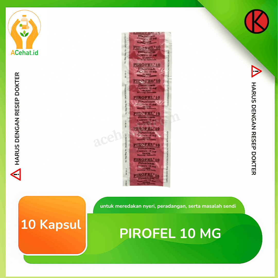 Pirofel 10 mg 10 Kapsul