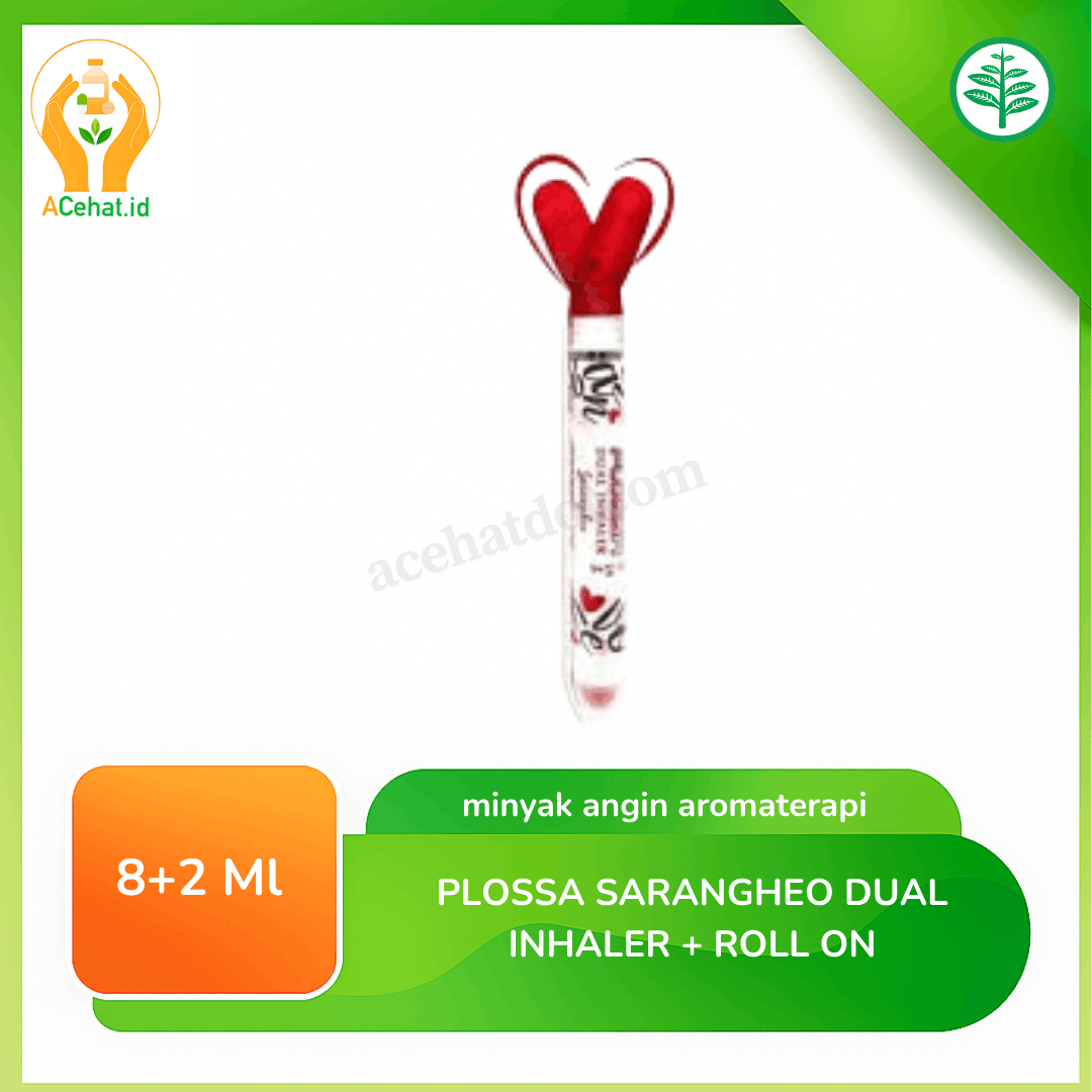 Plossa Sarangheo Dual Inhaler + Roll On 8 + 2 ml