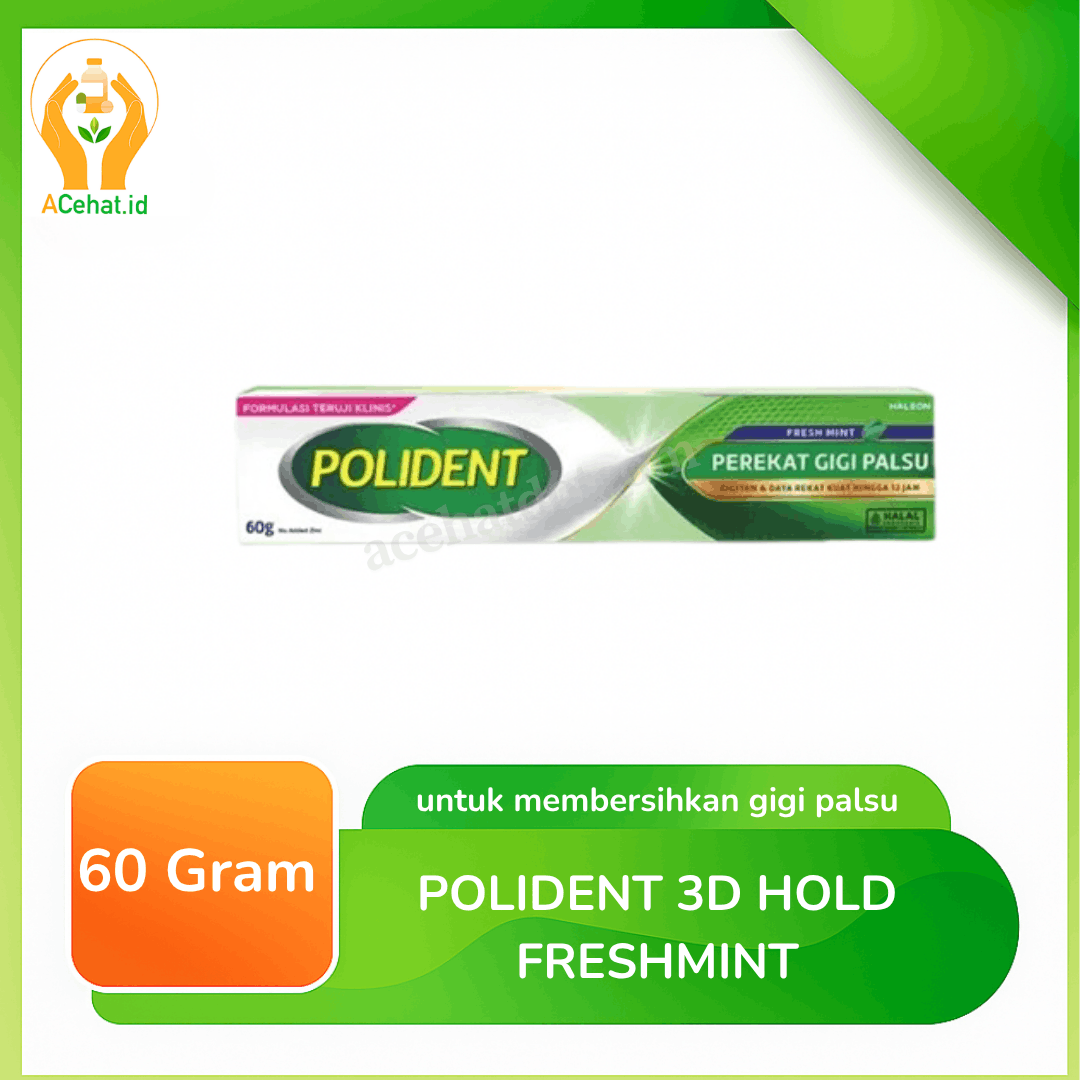 Polident 3D Hold Freshmint 60 g