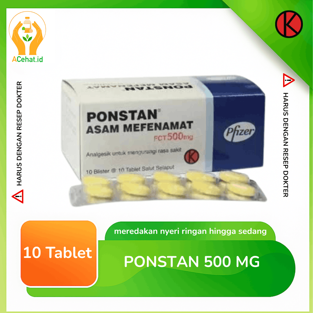 Ponstan 500 mg 10 Tablet