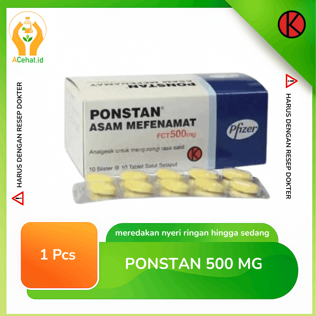 Ponstan 500 mg Per Tablet