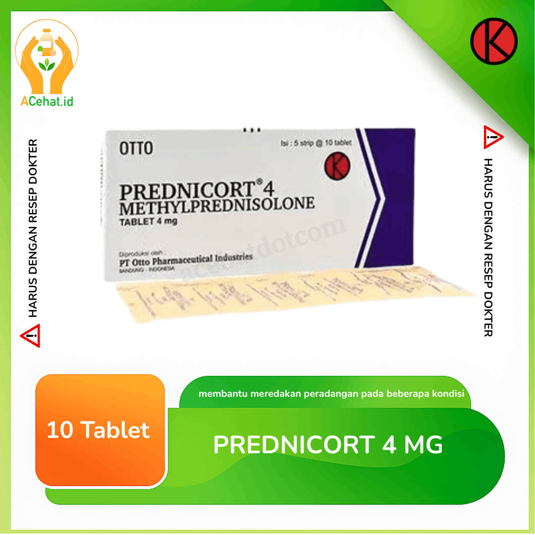 Prednicort 4 mg 10 Tablet