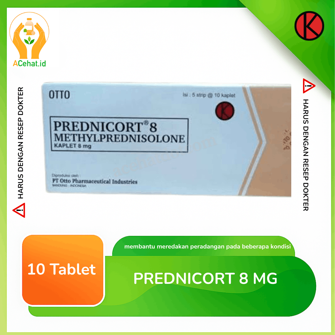 Prednicort 8 mg 10 Tablet