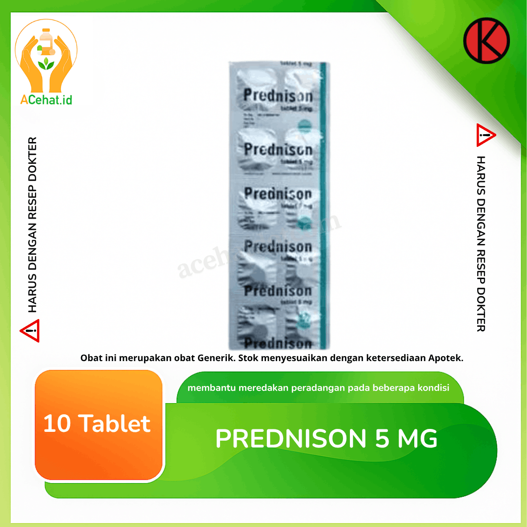 Prednison 5 mg 10 Tablet