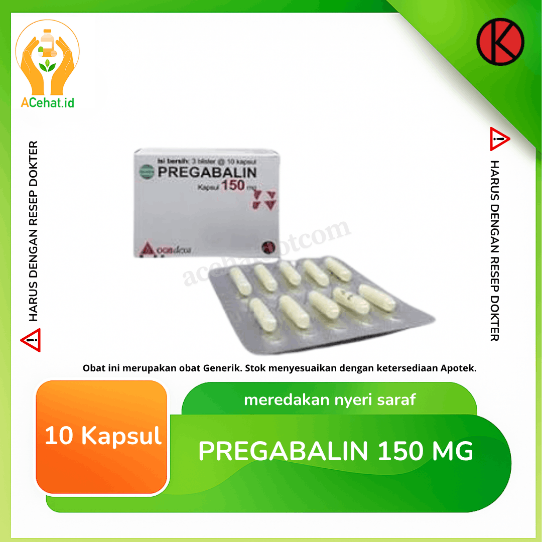 Pregabalin 150 mg 10 Kapsul