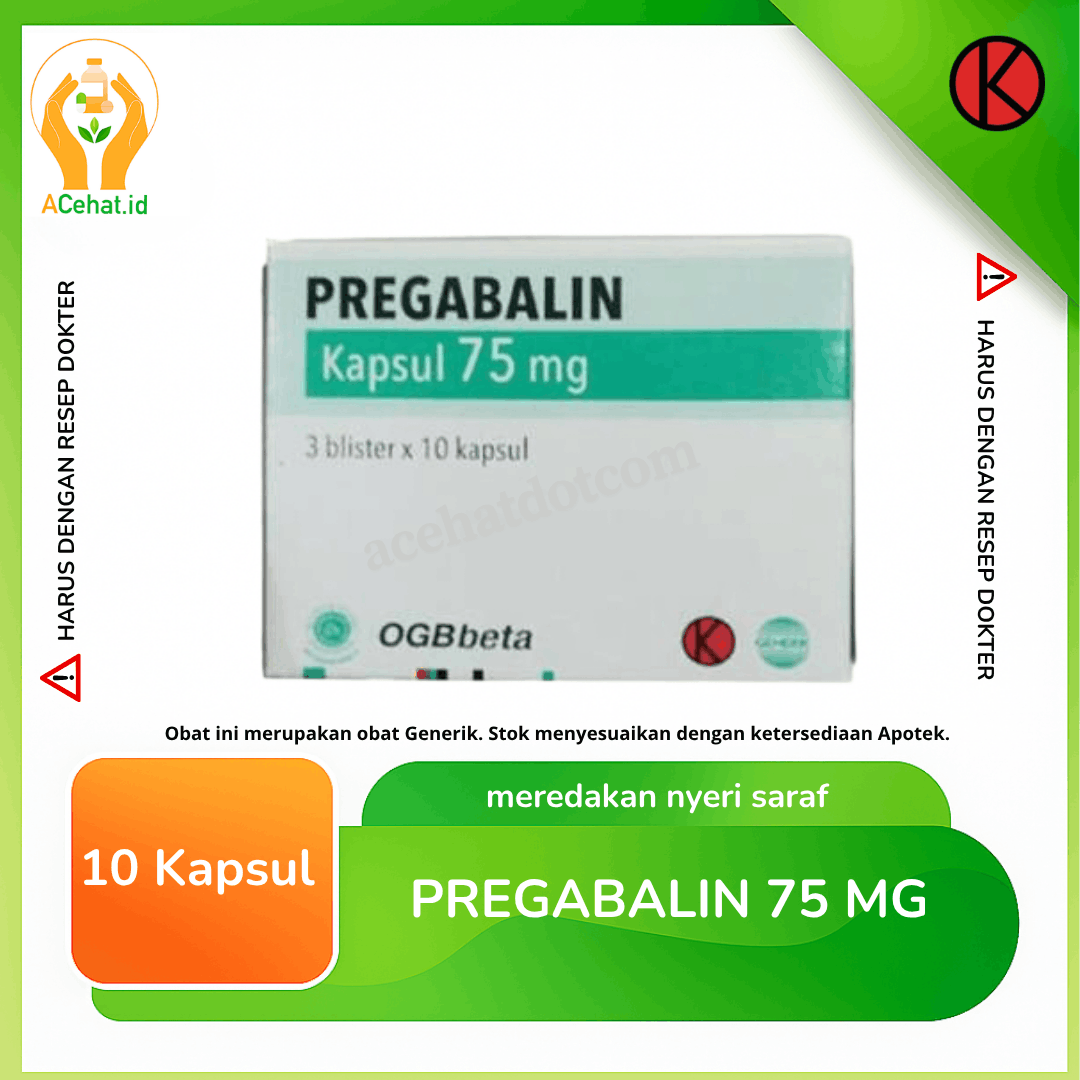 Pregabalin 75 mg 10 Kapsul