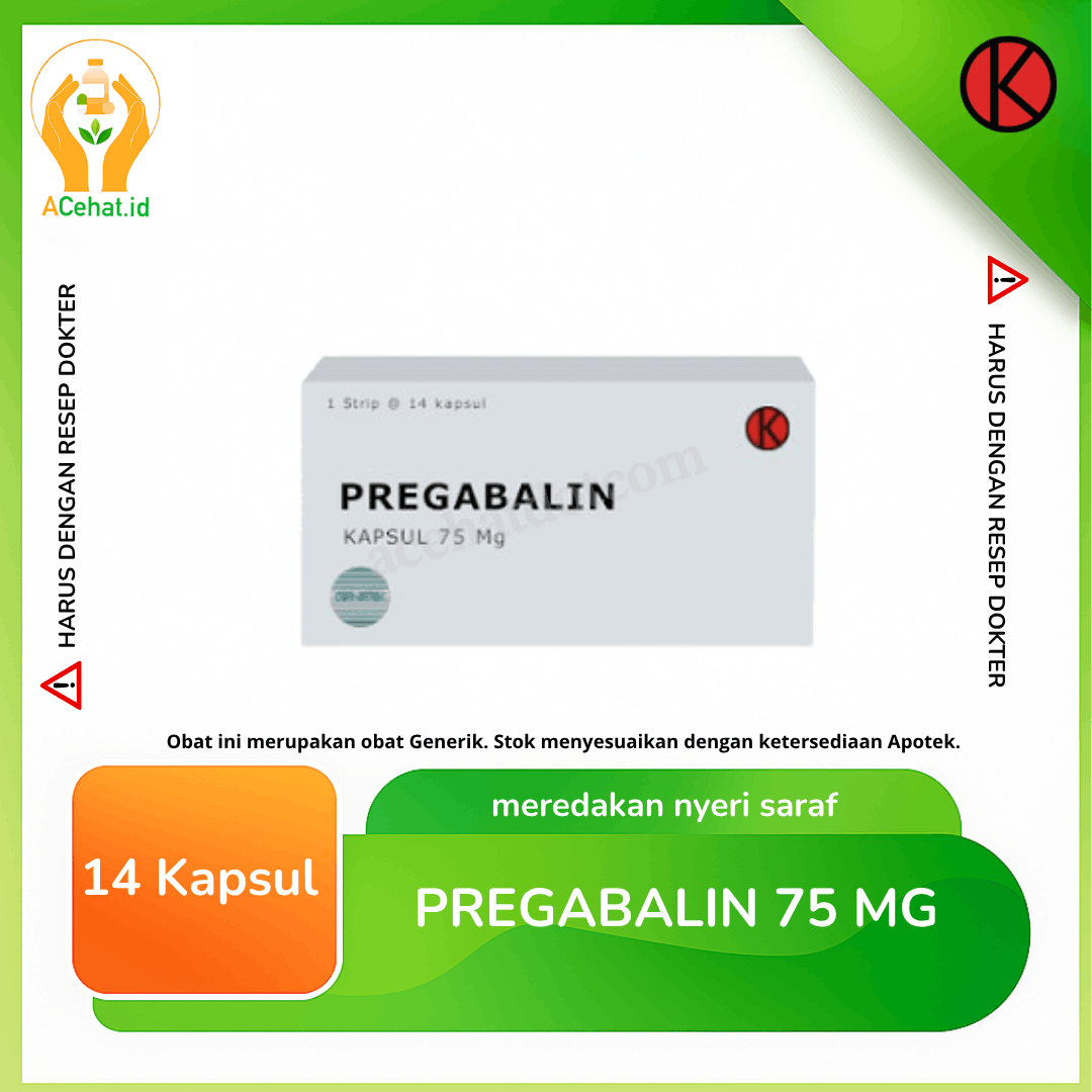 Pregabalin 75 mg 14 Kapsul