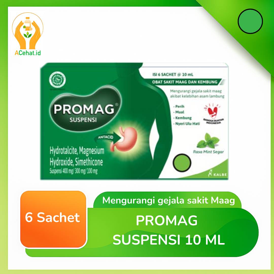 PROMAG SUSPENSI 10 ML ISI 6 SACHET