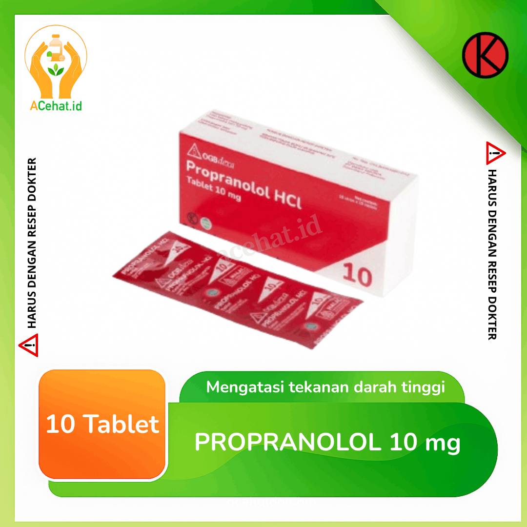 Propranolol 10 mg 10 Tablet