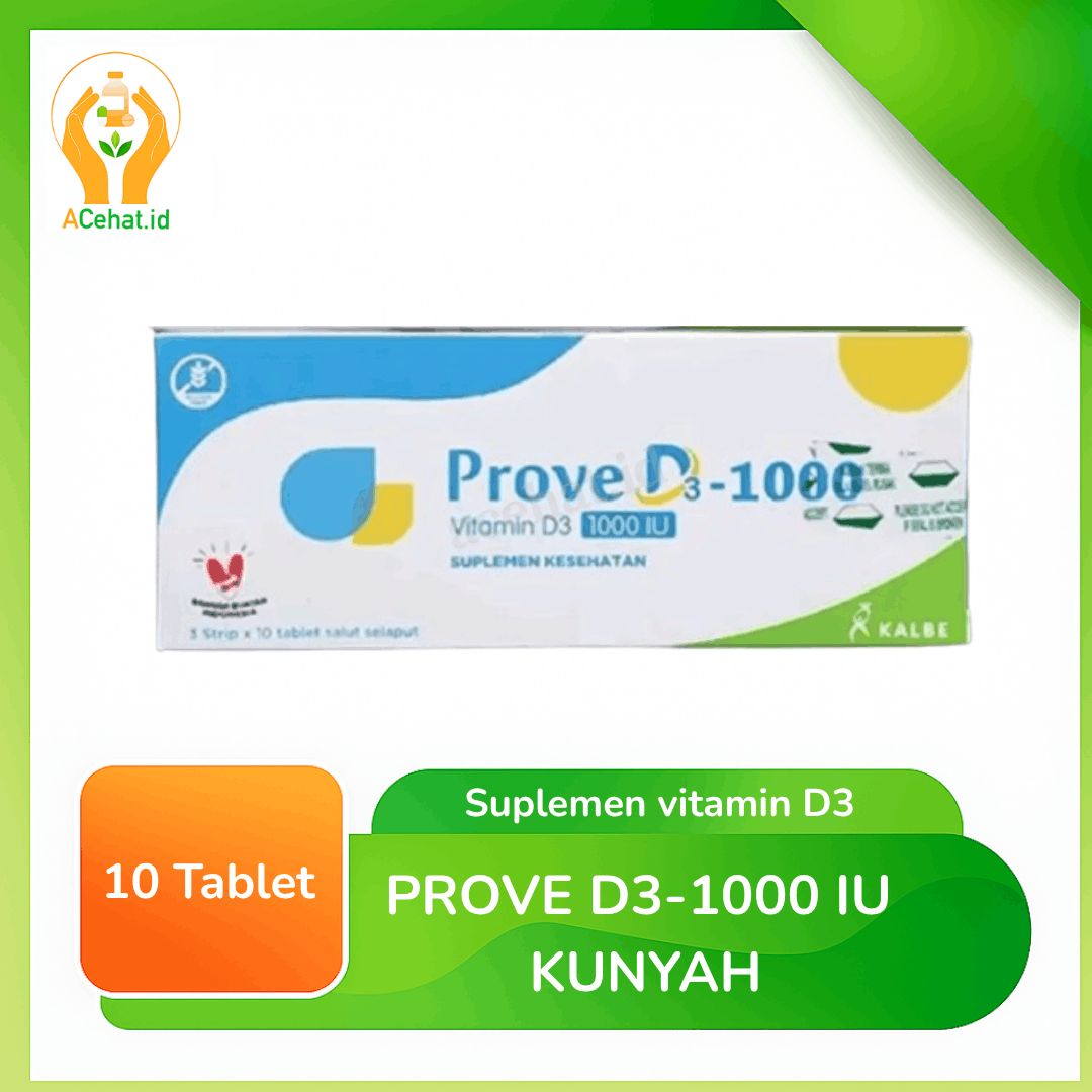 Prove D3-5000 IU 10 Tablet Kunyah